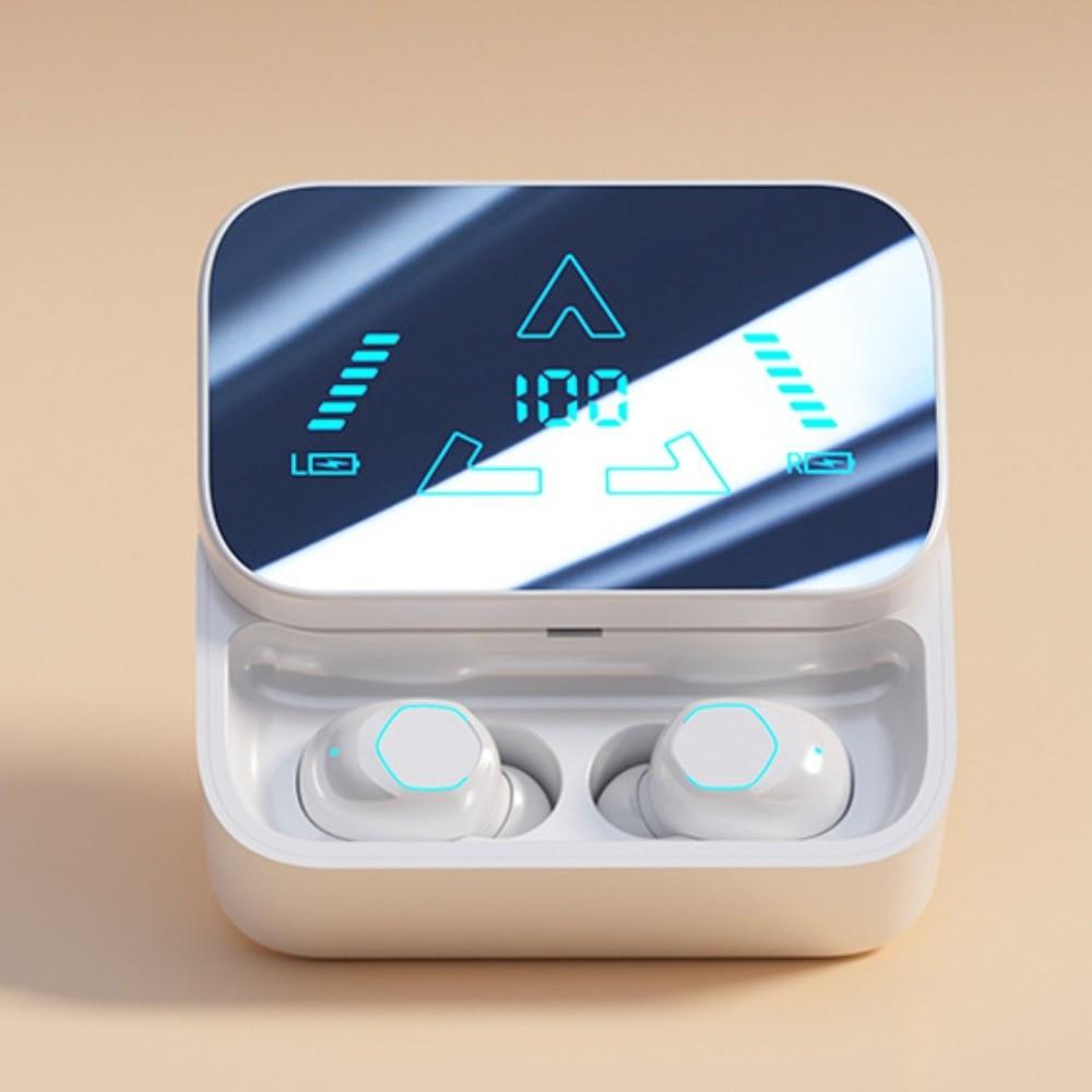 LED Display Wireless Bluetooth Earphones Noise Reduction Waterproof Bluetooth Headset Bass Low Latency Bluetooth Headphone