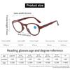 Portable Folding Reading Glasses for Men and Women Fashion Mini Presbyopic Glasses with Glasses Case Anti blue light 1.0x ~ 4.0x