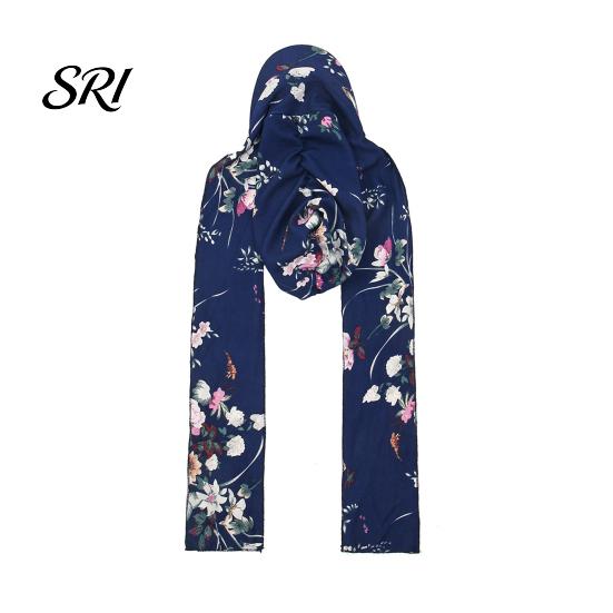 Cappello estivo leggero da donna, foulard, motivo floreale, lacci, nastro, turbante, tessuto morbido, accessorio per copricapo, cappello parasole per esterni, viaggi, ciclismo