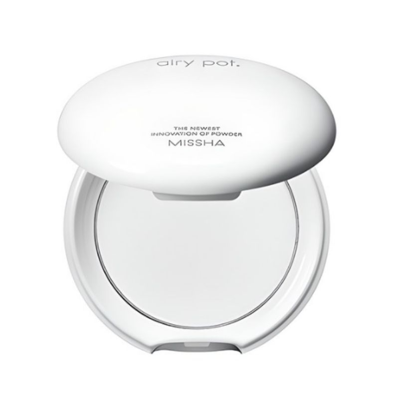 MISSHA Airy Pot Pact Lightweight Blurring Powder Pact Oil Control Setting Powder Korean Makeup 5g