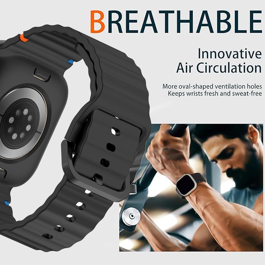 Hülle+Silikonarmband für Apple Watch Ultra 3 2 49mm 46mm 42mm 45mm 44mm 41mm 40mm Uhrenarmband Für Serie 11 10 9 8 7 6 5 4 SE3/2/1