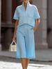 2026 Spring Women's Casual Loose Solid Color Suit