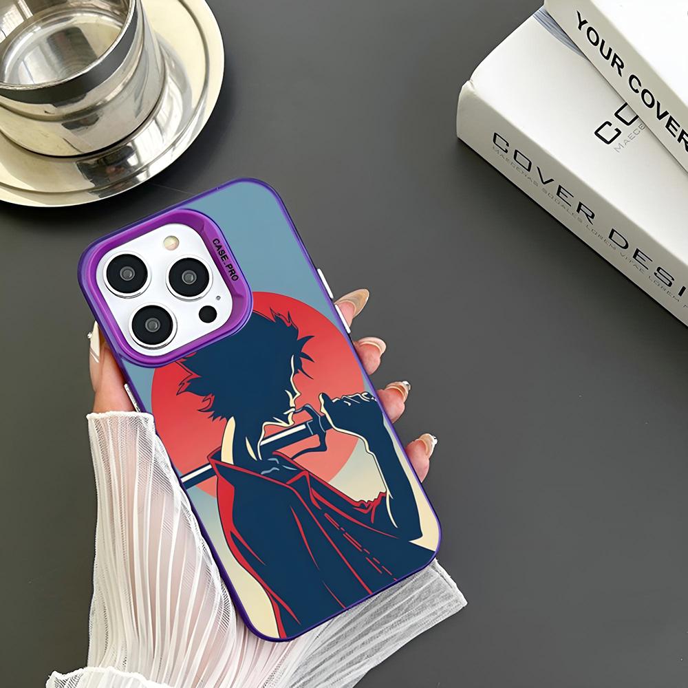 Anime Samurai Champloo Phone Case Color Silver Cover For Iphone 16 15 14 13 11 12 Pro Max Xr X Xs 8 7 Plus