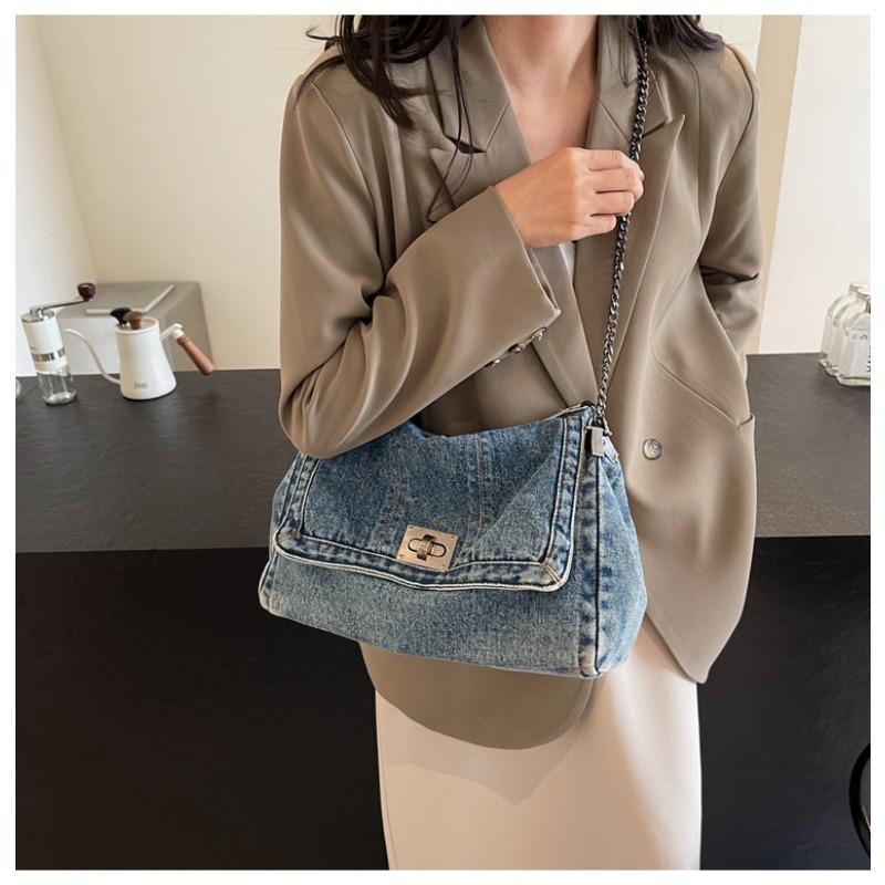 2025 Summer New Fashion Chain Bag Large Capacity Tote Bag