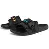 Kappa Logo Velcro Casual Slide Sandals Unisex Footwear Black K0CX5LT01D-990