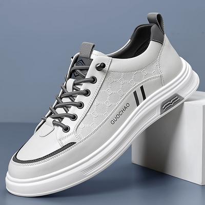 Herenschoenen 2025 nieuwe lentetrend jeugd sport witte schoenen heren ademende casual board schoenen heren