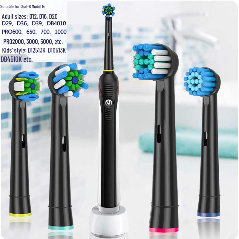 Universal Replacement Heads for Oral-B Electric Toothbrush: Compatible with All Oral-B Series