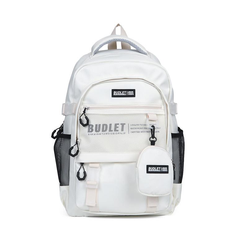 Schoolbag Korean ins new high-value trendy cool child and mother backpack men's leisure simple and light travel large-capacity backpack