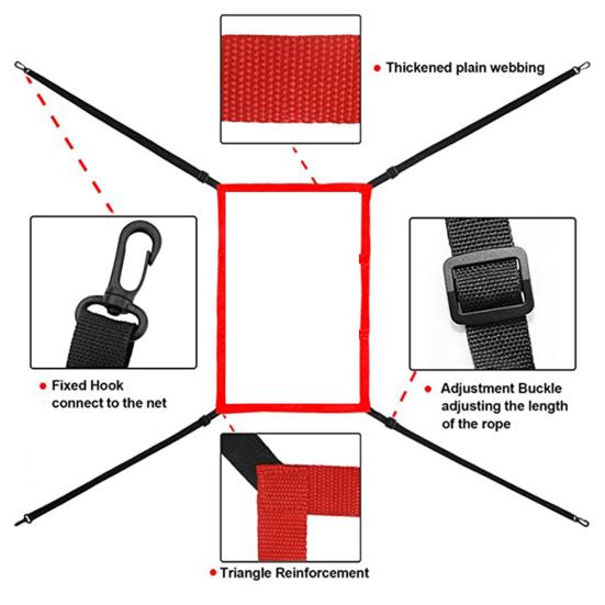 Baseball Net Strike Zone Target Adjustable Simple Installation Softball Baseball Pitching Target Practice Training Equipment