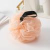 High-Grade Large Bath Sponge with Non-Dispersing Ribbon Design - Super Soft Women's Bathing Shower Ball