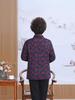 Floral Padded Winter Jacket for Moms - Fleece-Lined Cotton Coat for Middle-Aged and Elderly Women