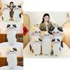 Plush Calico Cat Pillow With Pp Cotton Filling For Kids And Adults