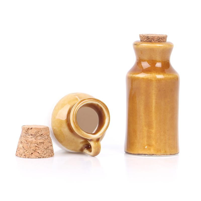 1:12 Dollhouse Miniature Ceramics Jar Seasoning Jar Kitchen Toy Home Decor