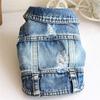 Jeansweste, Jacke, T-Shirt, süße Welpenkleidung, bequeme, coole Kleidung für kleine Hunde