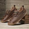38-46 Handmade Split Leather Boots Men Shoes Comfortable Ankle Boots For Men Casual Shoes Large Size Tooling Shoes