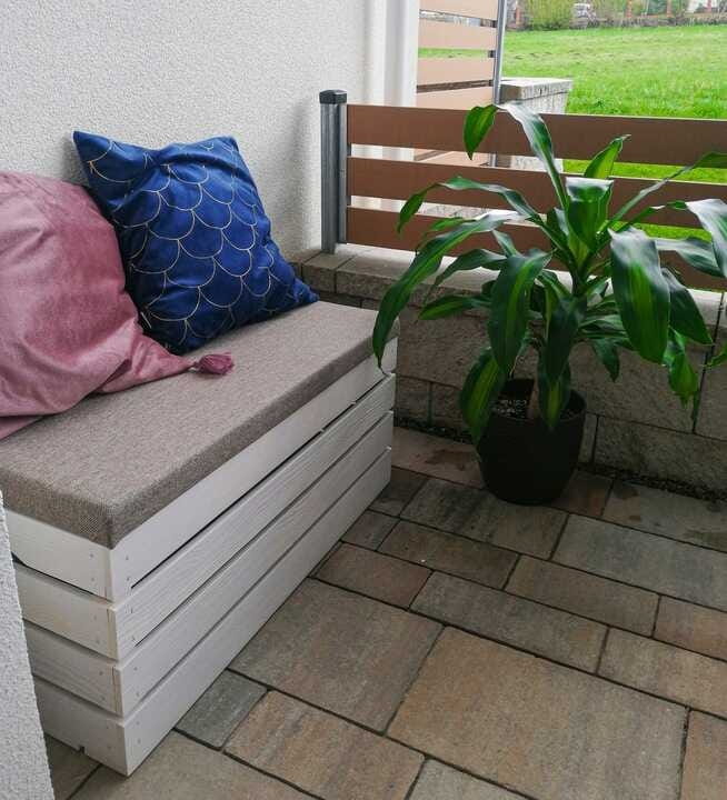 Pufa Kufer Skrzynia Drewniana Sosnowa Siedzisko 80Cm Malowana Czarna - 50 Wzorów