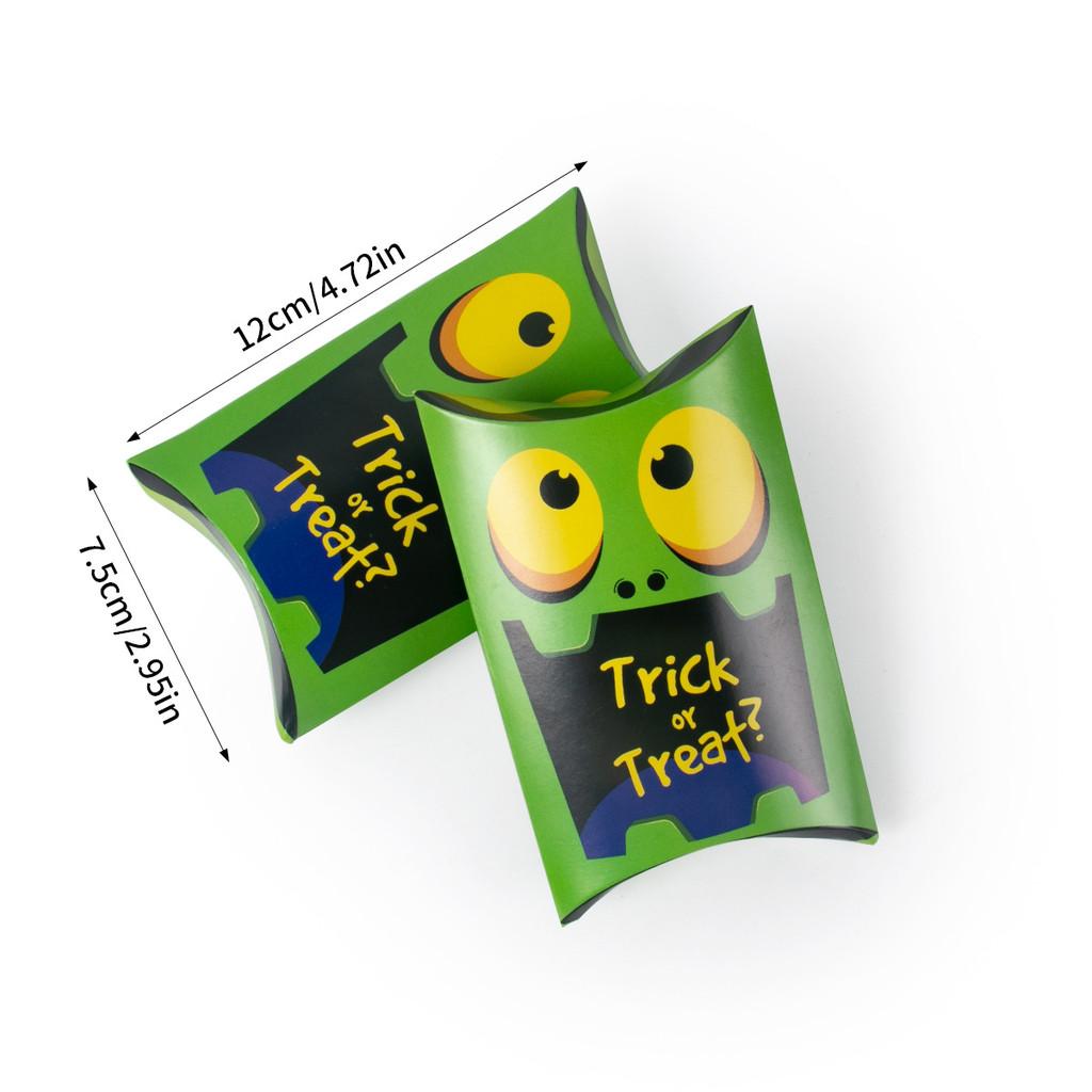 Halloween Cartoon Candy Pillow Box With Creative Packaging For Party Decor