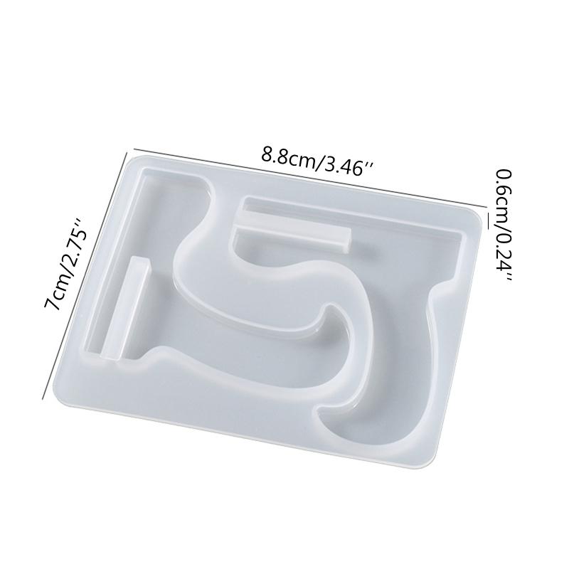 Phone Holder Mold Phone Stand Moulds Photo Frame Holder Moulds Silicone Phone Rack Mould Suitable for Office and Kitchen