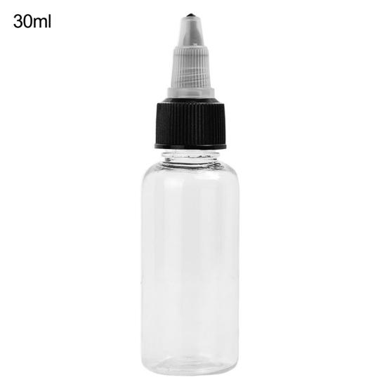 10 Pcs 30/60ml Twist Cap Leere Kunststoff Tattoo Tinte Pigment Lagerung Flasche