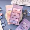 1pc/8pcs Gradient Color Index Sticky Notes with Adhesive Peel-off Index Tabs for Home Office Daily Use