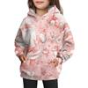 Girls' Hooded Tie-Dye Sweatshirt - Pullover Print Top