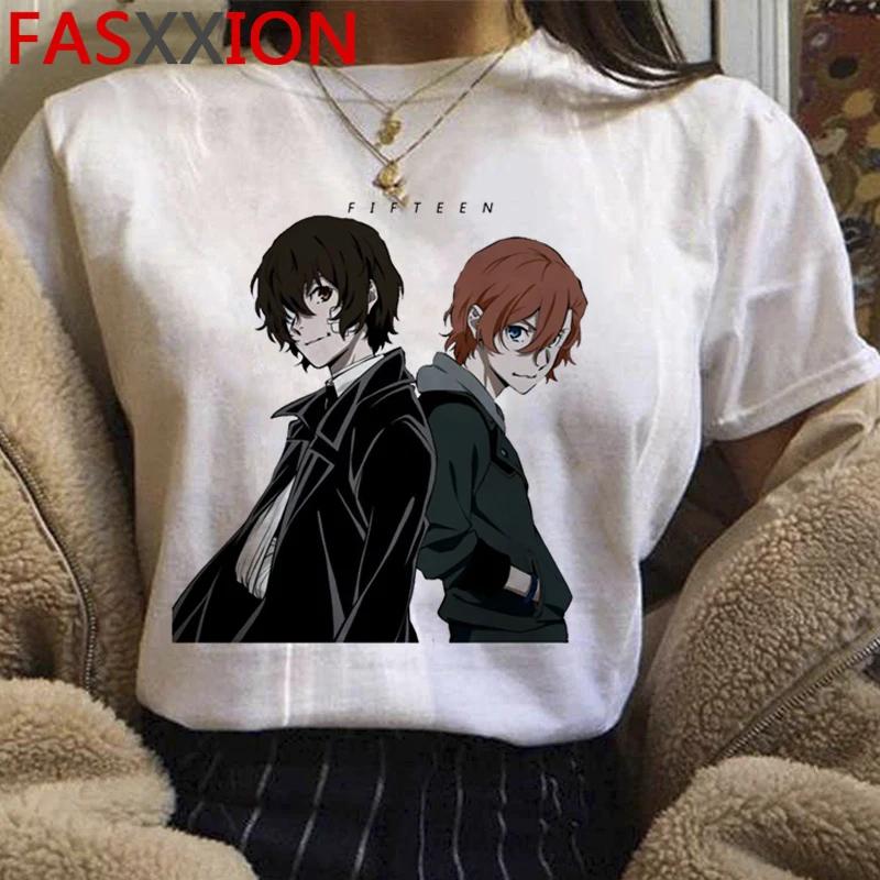Bungou Stray Dogs Chuuya Nakahara tričko feUnisex grafická trička Unisex tumblr grunge harajuku ležérní oblečení estetické