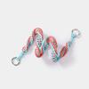 IGNICASE Fashion Contrast Color Rope Braided Wide Strap Hardware Round Buckle Versatile Shoulder Underarm Bag Universal Strap