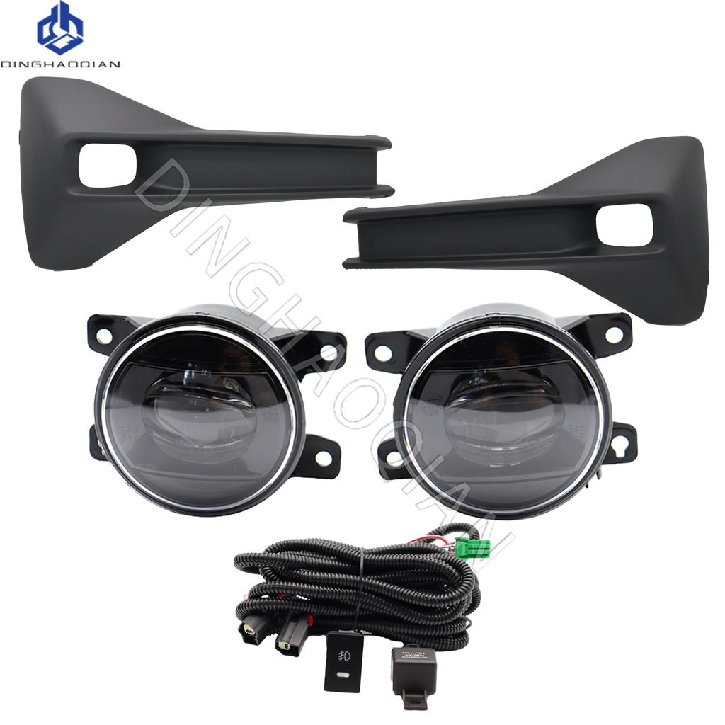 1 set Fog Lights Headlight For HONDA BRIO 2023 2024 2025 LED Fog lights Car Fog Lamp Kit With Harness Bulb Switch