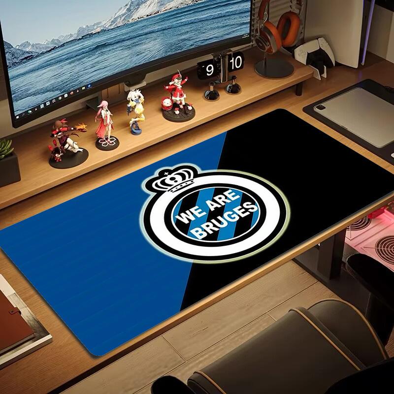 Club Brugge KV Print Cushion Non-slip Laptop Tablet Big Mousepad XXL Mat Mini PC Playmat With Lock Edge