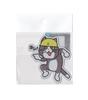 Reflective Field Cat Magnet Sticker 3" Size