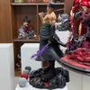 50cm One Piece Anime Carrying Knife Roronoa Zoro 5 Interchangeable Heads Collectible Statue Model Figure Ornament Adult Gifts