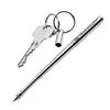 Portable Stainless Steel Telescopic Function Ballpoint Pen Metal Key Ring