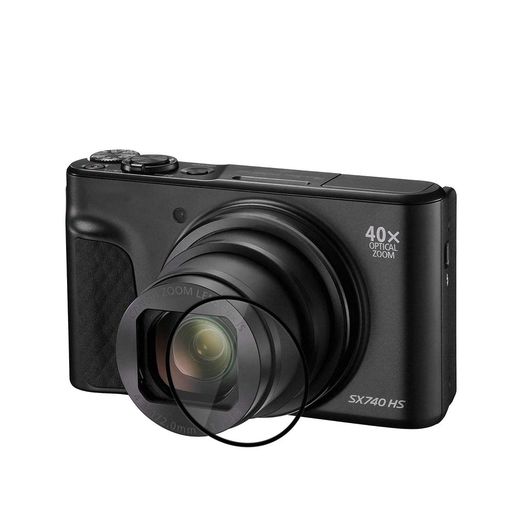 kinokoo UV Filter for PowerShot Digital 9H High Tempered Set of 2 SX740/SX730 Cameras, Hardness, Transmittance, Fingerprint-Resistant, Bubble-Free,