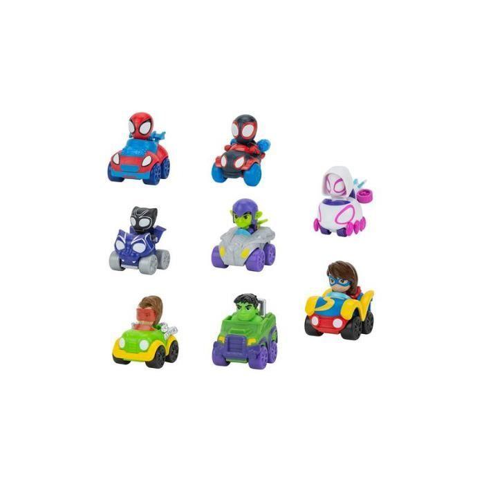 Mini véhicule - JAZWARES - Spidey - 10 cm - Surprise de super-héros - Modèle aléatoire