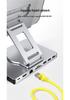 BlueShuo 4K Tablet Docking Station with USB 3.0, Ethernet, Type-C, Audio Splitter, and PD Charging.