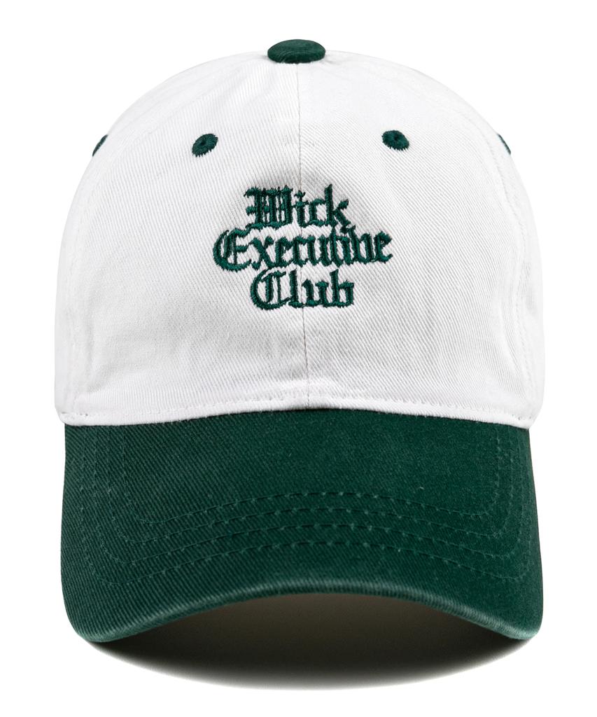 Wig Color Block Executive Club Washed Ball Cap - Green