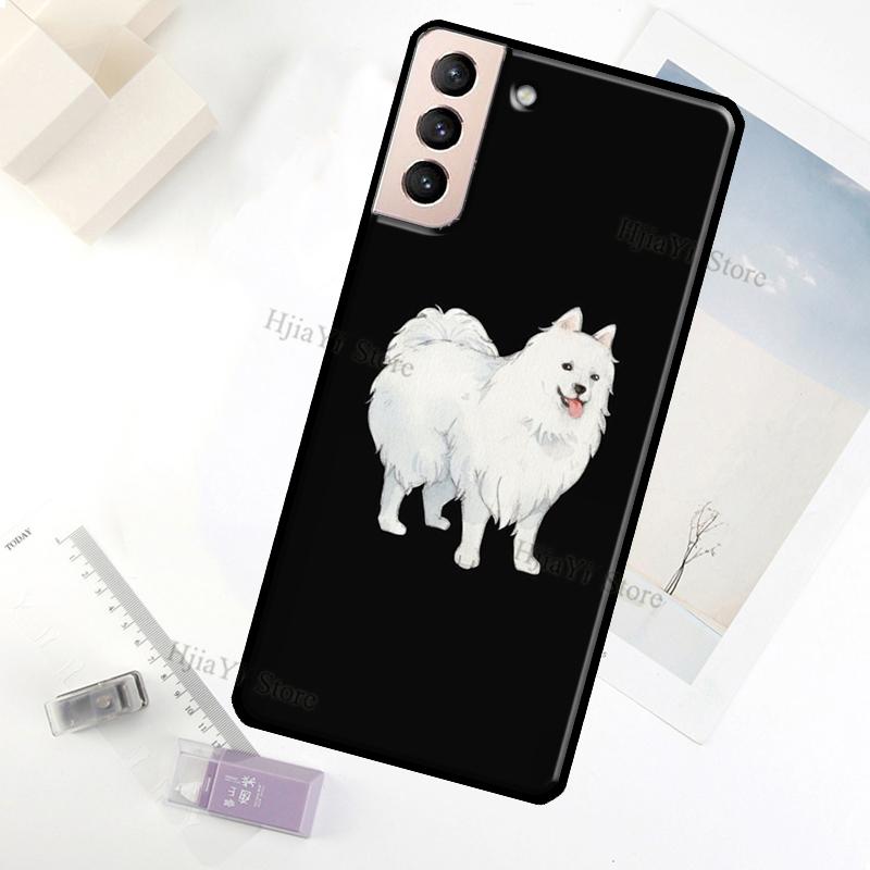 Japanese Spitz Dog Case For Samsung Galaxy S23 Ultra Note 20 10 S9 S10 Plus S20 S21 FE S22 Ultra Phone Cover