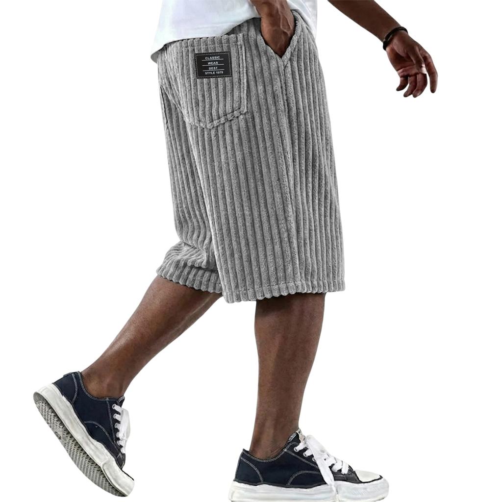 Pantaloncini da Spiaggia Estivi da Uomo Larghi a Gamba Dritta Pantaloncini Comodi