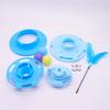 Pet Cat Toys, Feather Cat Tower, Turntable Ball, Cat Self-entertainment Toys, Interactive and Boring Track Cat Toys, Cat Teaser Sticks