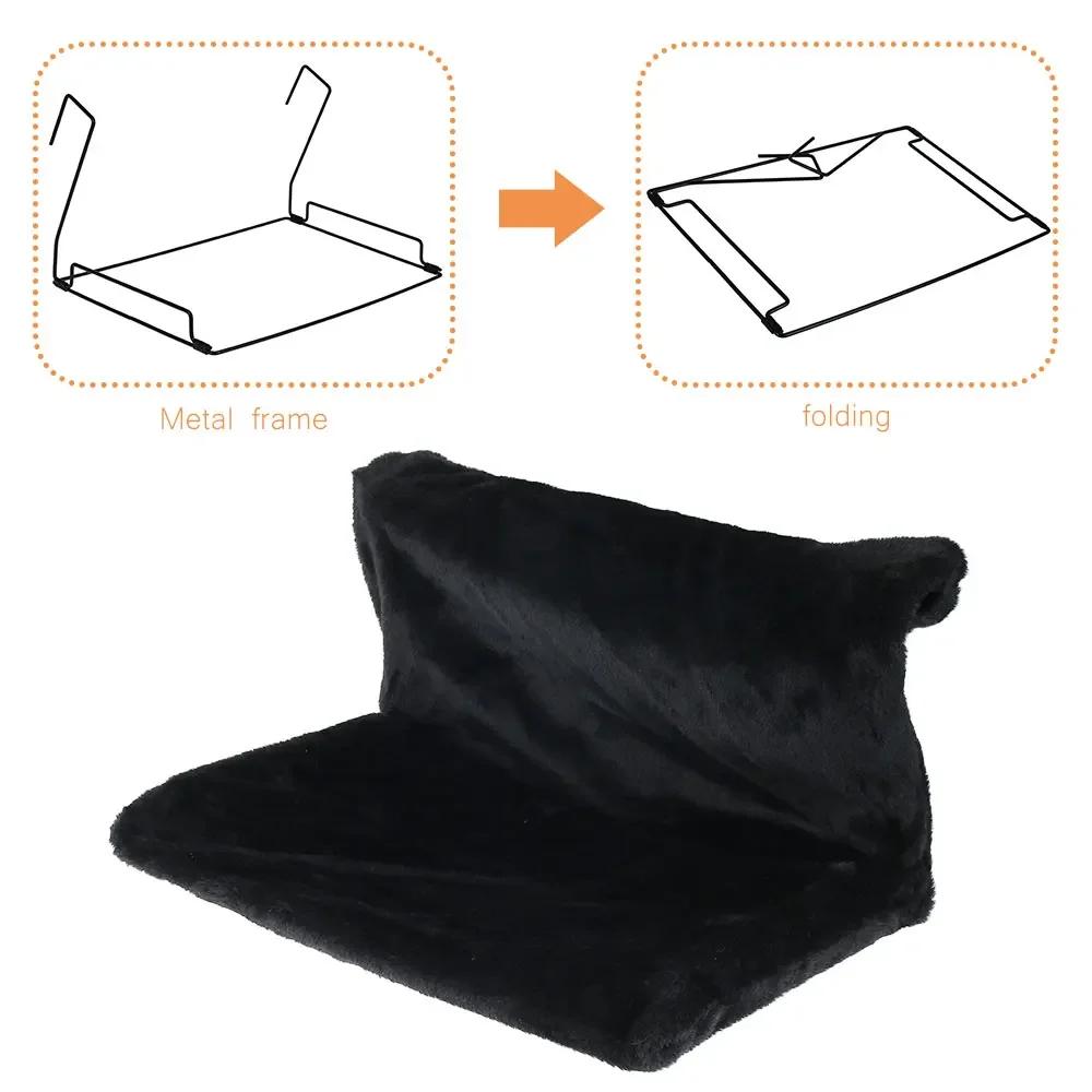 Cat Pet Animal Hanging Luxury Radiator Bed Warm Fleece Basket Cradle Hammock Metal Iron Frame