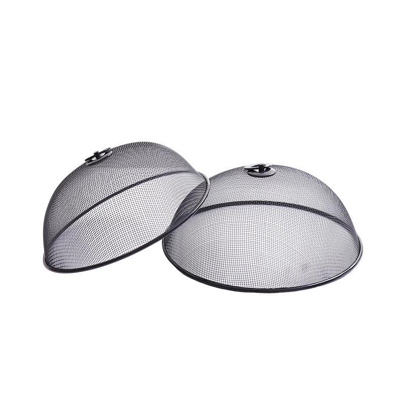 Netz Lebensmittelabdeckung Schützender Runde Form Geschirrdeckel Haushalt Anti-Fliegen Gemüse Obst Präsentationsständer Für Draußen