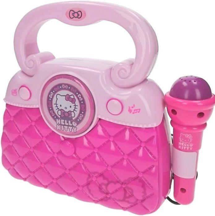 Jouet - Reig - Hello Kitty - Microphone Avec Haut-parleur - Sac À Main Rose - Pour Enfants À Partir De 3 Ans