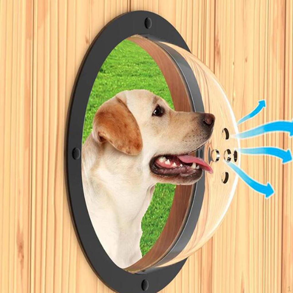 Psí plot s větracími otvory, Akrylové kupolové okno pro mazlíčky, Průhledný výhled pro psy a kočky