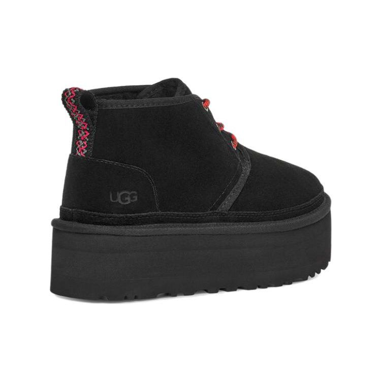 UGG Neumel Heritage Platform Chukka Black Women Sneakers 1130604-BLK