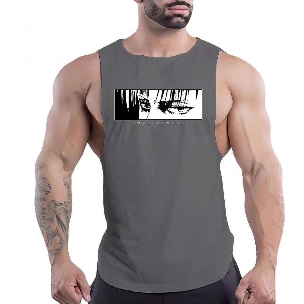 

Дышащая быстросохнущая майка, мужская одежда, модная летняя одежда для отдыха Y2k Fnaf, тренажерный зал, уличная баскетбольная рубашка с принтом, спортивная рубашка без рукавов