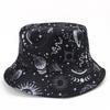 American Skull Reversible Bucket Hat: Hip Hop Street Dance Halloween Sun Protection Hat