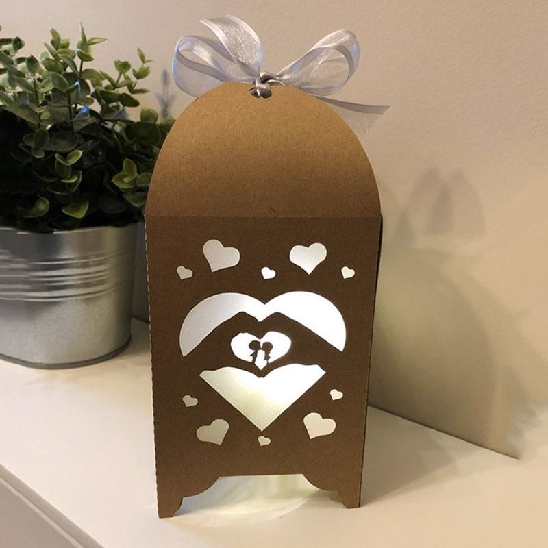 Heart Lantern Metal Cutting Dies DIY Craft Carbon Steel Embossing Template Stencil Scrapbooking for Card Die Cuts Mold