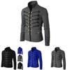Elegant Men's Double Breasted Medieval Cosplay Jacket In Stylish Gothic Design
