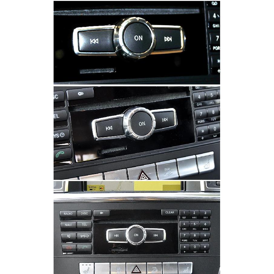 Front Center Console Radio CD Player Button Knob ON Button Switch Cap For Mercedes Benz W204 X204 W212 W207 W218 W166 W156 W176