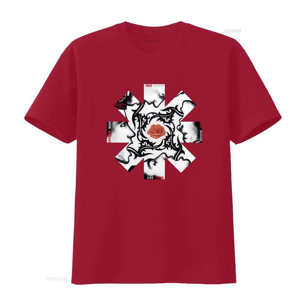 White Hot CHILI ROSE T Shirt Logo Funny TEE American Size S to 5XL vintage Washed fashion Top For Everyday Wear Stylish